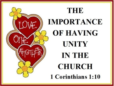 THE IMPORTANCE OF HAVING UNITY IN THE CHURCH – 1 Corinthians 1:10 | Mission  Venture Ministries